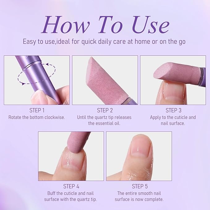 FREEORR 4-in-1 Cuticle Pusher Pen, Cuticle Oil Pen with Ceramic Tip and Micro-Dosin Oil, Repair Nourish Nails Cuticle Remover Nail Care Pen for Hangnails Dry & Damaged Nails(2pcs)