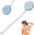 Back Lotion Applicator, Lotion Applicator for Back, Long Handle with 19 Massaging Rollers, Easy Install for Daily Use