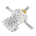 GOTOTOP Baby Bath Cushion Infant Bath Support Pillow Floating Pad for Newborns 0-12 Months with 3 Buckle Safety Straps Adjustable Head Neck Support Soft