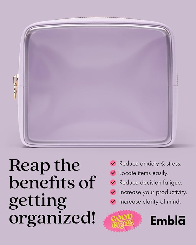 Makeup Bag for Women, Travel Cosmetic Organizer, Waterproof Toiletry Pouch