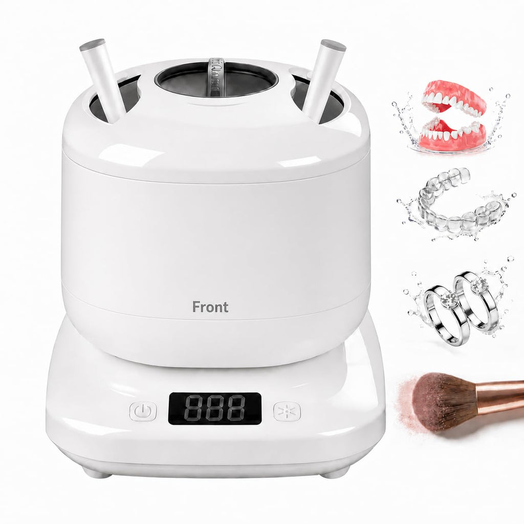 Ultrasonic Retainer Cleaner Machine with UV,Sonic Jewelry Cleaner for Rings