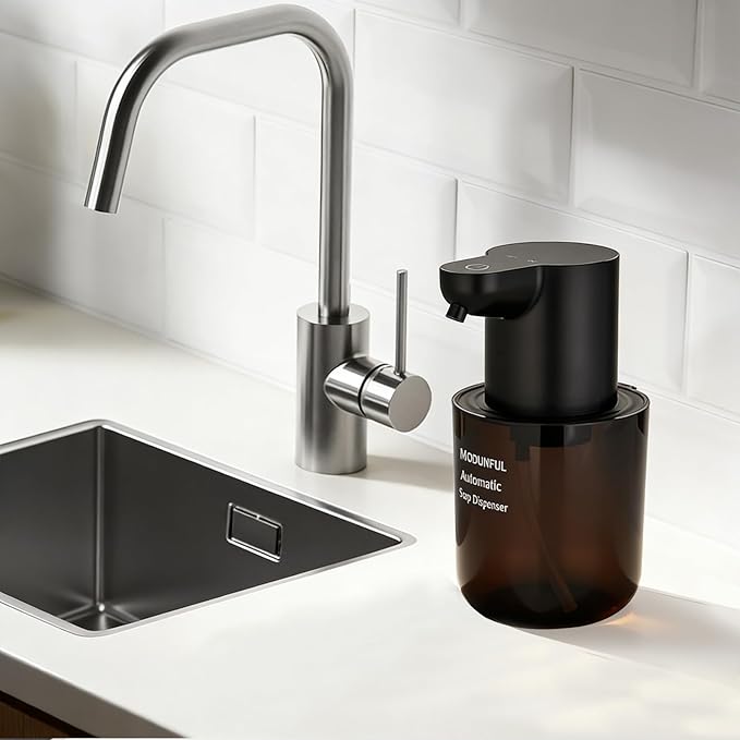 Automatic Soap Dispenser for Kitchen Sink - 13.5oz modunful M1 DA1581 Black