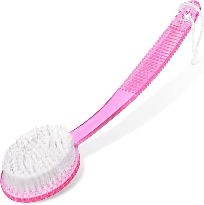 DecorRack Shower Scrubber Brush, Long Handle