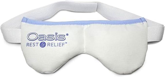 OM8000 - Oasis Rest & Relief™ Hot and Cold Therapy Adjustable Eye Mask | Soothing Relief | Compress for Dry Eyes