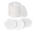 30-Count Compressed Facial Sponges,100% Natural Cellulose Cosmetic Make Up Sponges for Face Daily Facial Cleansing,Exfoliating,Makeup Removal(White)