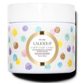 LALICIOUS Birthday Cake w Pink Shimmer - Exfoliating & Moisturizing Whipped Body Scrub | Sugar & Coconut Oil | Gently Buffs & Smooths Sensitive Skin | No Parabens | Large 16oz