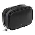 RIGHT AWAY Small Makeup Bag for Purse,Travel Cosmetic Bag Organizer for Women,Cute Make Up Pouch Waterproof Toiletry Bag with Zipper,Portable Makeup Case Skincare Bag for Travel Accessories(Black)