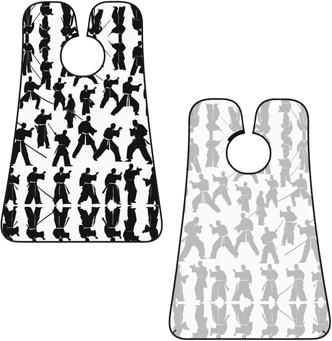 Underwater Scenery Print Beard Bib Shaving Apron, Beard Hair Trimming Cape Gift For Dad