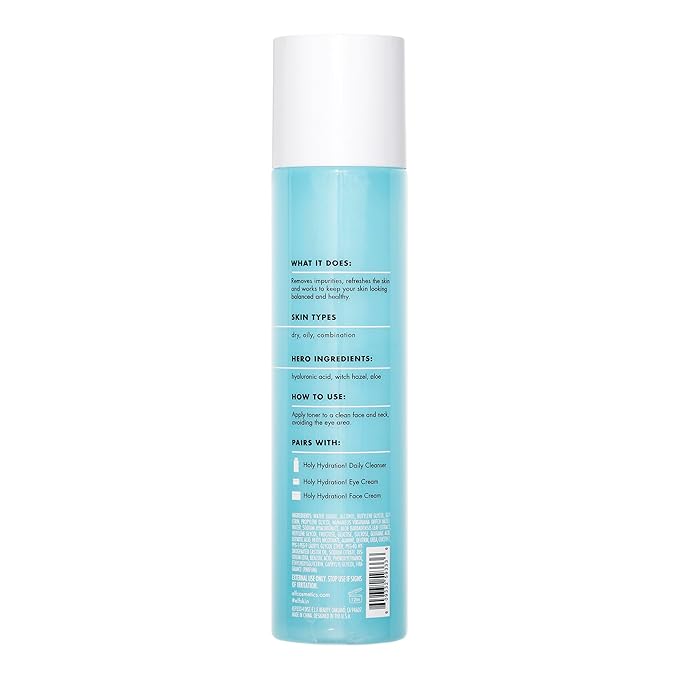 e.l.f. SKIN Keep Your Balance Toner, Gentle, Refreshing, Removes Makeup & Impurities, Hydrates, Cleanses, Soothes, Infused with Hyaluronic Acid, Witch Hazel and Aloe, 5.07 Fl Oz