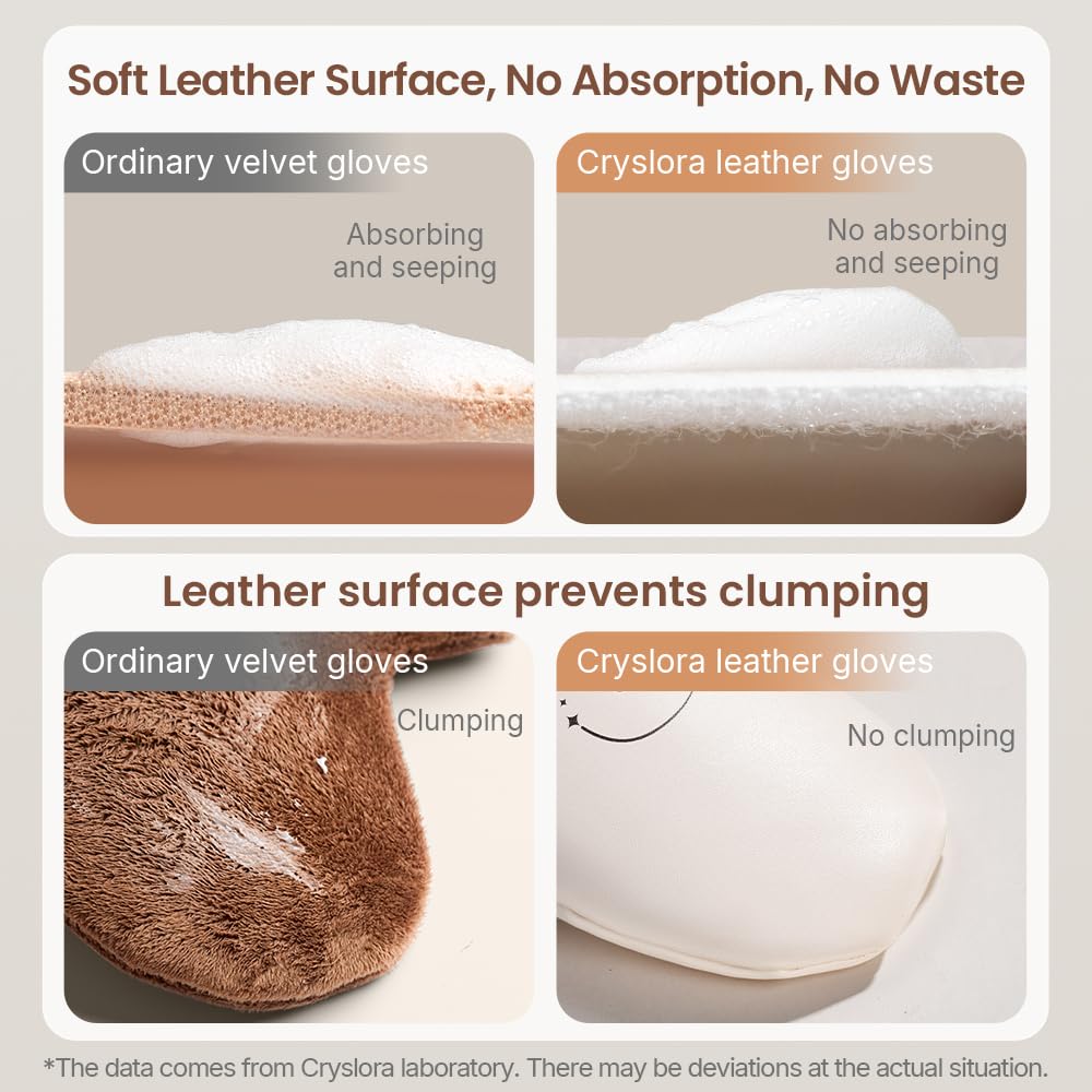 Cryslora Tanning Mitt, Lotion applicator, Washable Self Tanner Glove (Right and Left Hands)