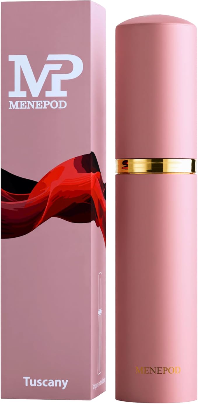 Menepod Luxury Tampon Holder For Purse,Cigarette Case,Pad and Bag Storage,Feminine Care,Discreet Travel Essentials Organizer Accessory Ideal for Women, Ladies, and Girls (Velvet Rose)