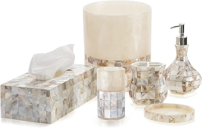 Creative Scents Milano Shower Curtain Hooks Decorative | Set of 12