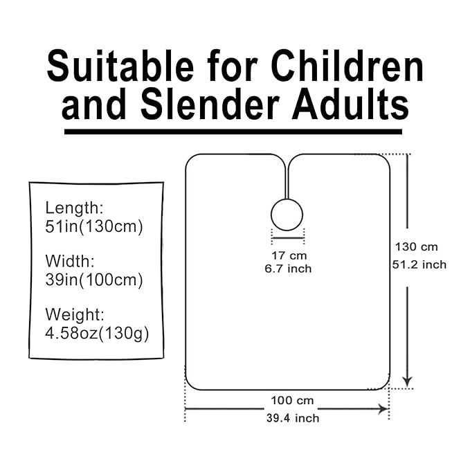 Pelocapa Kids Waterproof Salon Shampoo Capes - 39" 51" (Yellow Dinosaur)