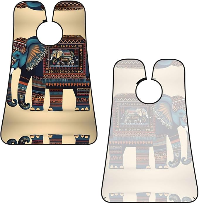 Beautiful Peacock Print Beard Bib Shaving Apron, Beard Hair Trimming Cape Gift For Dad