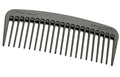Chicago Comb Model 10 Carbon Fiber, Compact Wide-Tooth Comb, Made in USA, Anti-Static