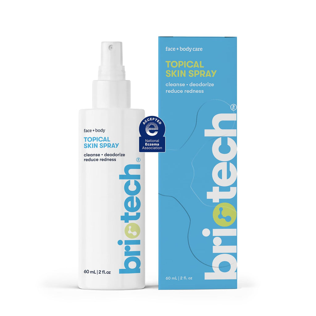 BRIOTECH Hypochlorous Acid Spray for Face and Body, 2 oz Travel Size