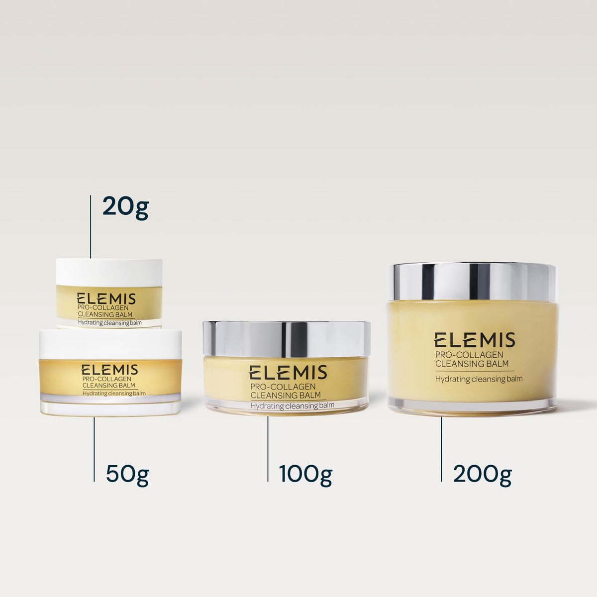 ELEMIS Pro-Collagen Cleansing Balm, 3-in-1 Facial Cleanser, 20g Travel Size