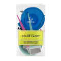 Colortrak Hair Dye Bowl Caddy, Includes Center Caddy Pole and Three Color Coded Bowls with Matching Brushes, Bowls Marked for Measurements, Bowls with Individual Handles