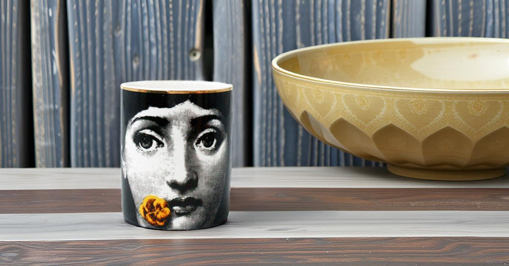 Big Eye Starry Sky Aromatherapy Candle Jar With Lid Ceramic Makecup Cotton Swab Holder Home Deocrative Bottler, Home Fireplace Kitchen Dining Decor For Living Room Knick Knacks Candle Holders (F6)