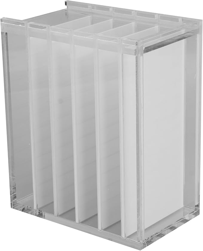 5 Layers Acrylic Eyelash Storage Box Clear Single Eyelash Implant Holder Case for Makeup Display Container
