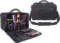 Tense Edano Pro Large Capacity Beauty Hairdressing Barber Tool Bag Polyester Hair Equipment Cosmetic Salon Shoulder Organizer Kit Grooming Hair Stylist Scissor Holder Storage Carrying Travel Case
