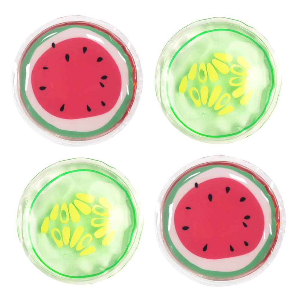 Conbella 4PCS Gel Eye Ice Pack Set Reusable, Cold and Hot Compress for Eyes