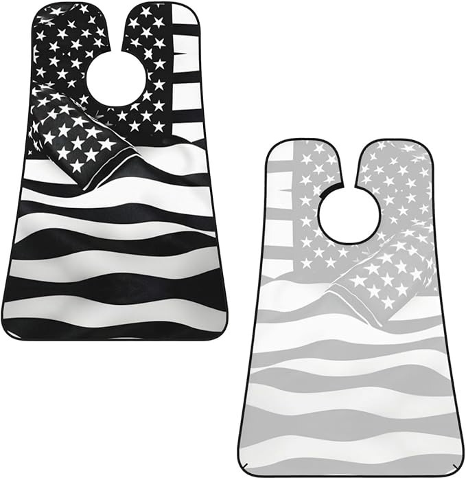 Colorful Giraffe Fans Lovers Print Beard Bib Shaving Apron, Beard Hair Trimming Cape Gift For Dad