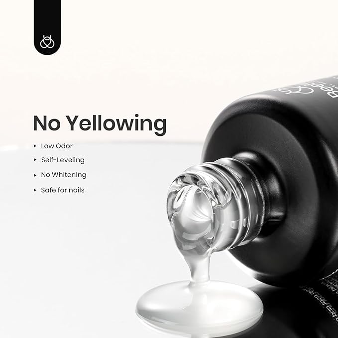 Beetles Matte Gel Top Coat,0.51 fl oz / 15 ml No Wipe Top Coat for Gel Nail Polish,Powder-Resist Matte Finish for Chrome Powder Nail Art,UV/LED Cure