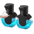 2 Pack Automatic Soap Dispenser,14.2oz/420ML Touchless Automatic Foaming Hand Soap Dispenser,Rechargeabled Wall Mounted Smart Pump for Bathroom Kitchen