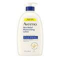 Aveeno Skin Relief Moisturizing Body Lotion Heals Very Dry, Sensitive Skin, Fast-Absorbing Lotion with Soothing Triple Oat & Shea Butter Formula, Fragrance Free Lotion, Non-Comedogenic, 33 Fl Oz