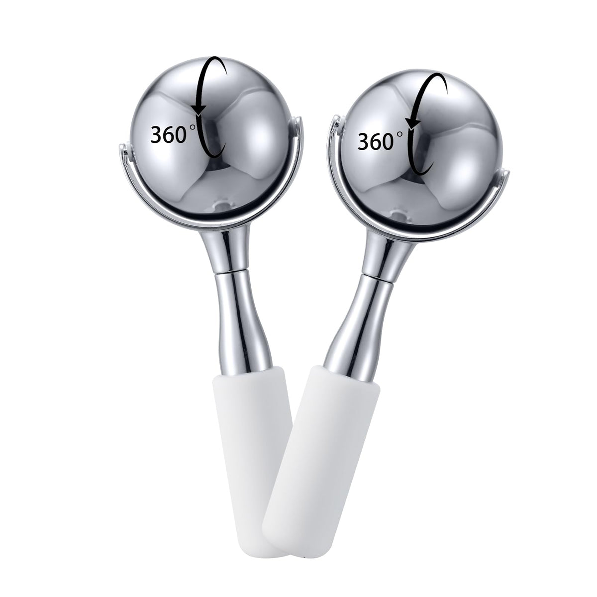 360° Rotating Ice Globes for Face & Eyes,Cryo Sticks Facial Skin Care Tools
