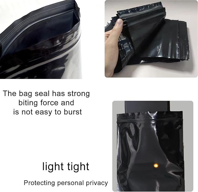 Tampon Disposal Bags, Personal Care Feminine Hygiene Disposable Mini Bags, Perfect Size for Block Odors Black 100Pcs