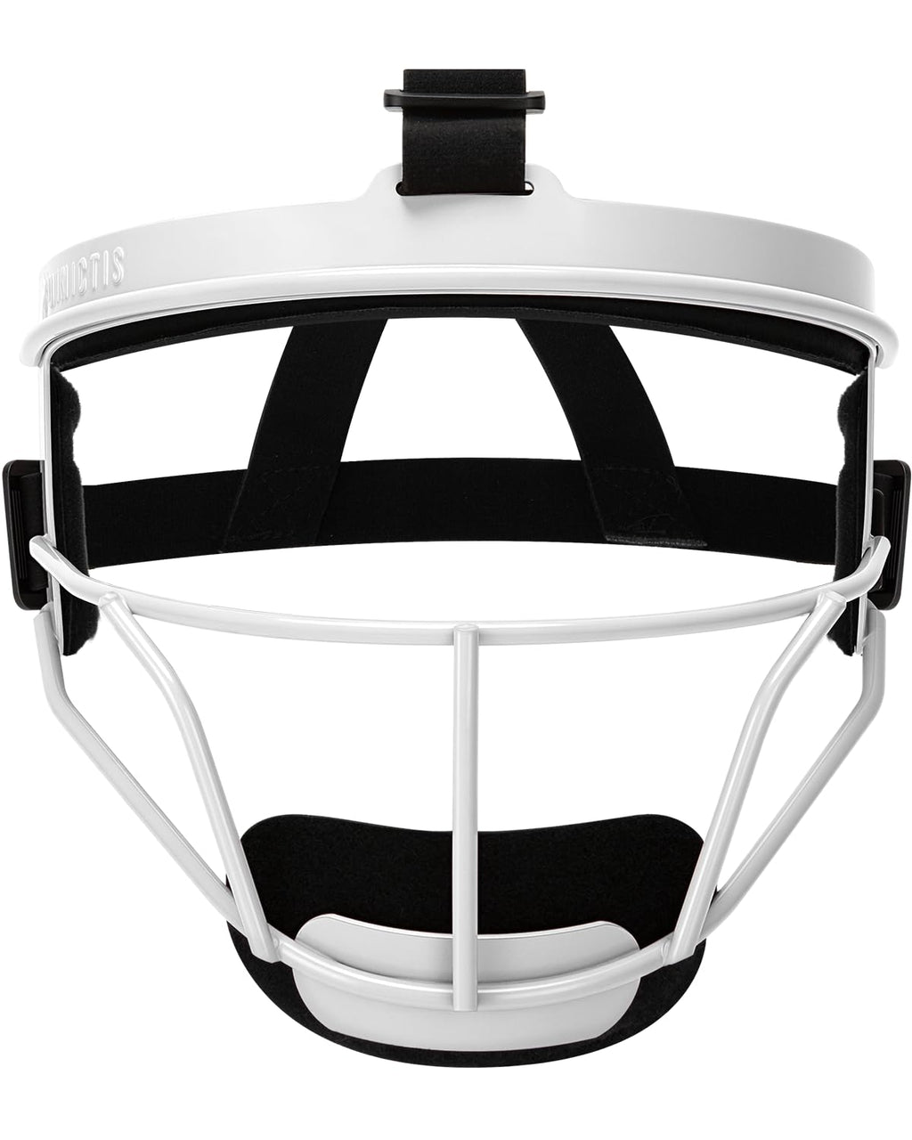 Dinictis Softball Face Mask, Lightweight, Comfortable, with Wide Field Vision, Durable and Safe Face Guards, Premium Protective Softball Fielder's Mask-White-Child(S)