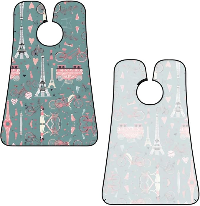 Rabbit Background Print Beard Bib Shaving Apron, Beard Hair Trimming Cape Gift For Dad