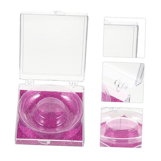 6pcs Stable Material Eyelash Case Storage Box for Makeup Organization Small Chic for Women