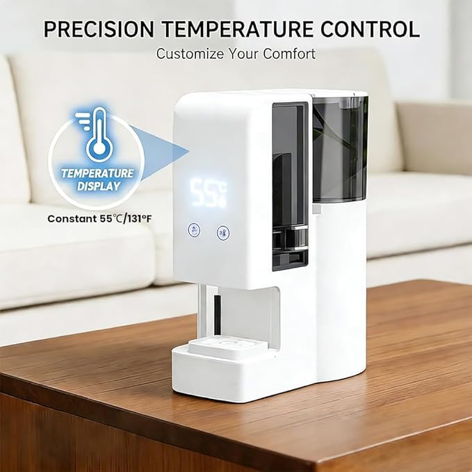 Hot Face Towel Heater Machine, Automatic Disposable Towel Warmer with Steam, 5-Second Heating, 55°C Constant Temperature, Portable Face Towel Steamer (1PC Face Towel Machine+40PCS Towels)