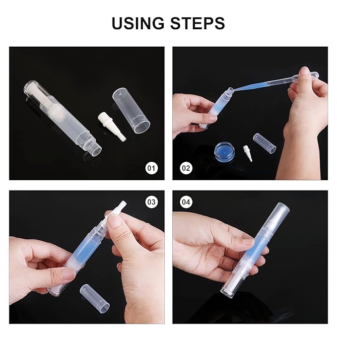 UPZIGS Empty Cuticle Oil Pen, 5ml-10 Pack