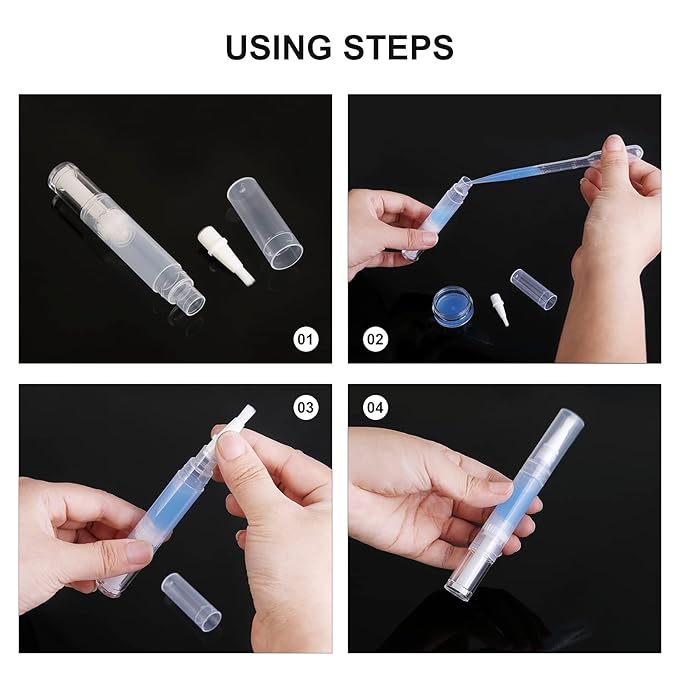 UPZIGS Empty Cuticle Oil Pen, 5ml-5 Pack
