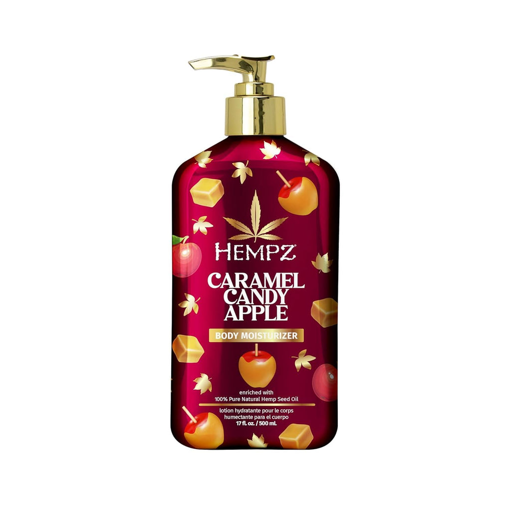 Hempz New Body Moisturizer, Body Lotion, Caramel Candy Apple, 17 fl.oz.