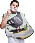 Jellyfish Pattern Print Beard Bib Shaving Apron, Beard Hair Trimming Cape Gift For Dad
