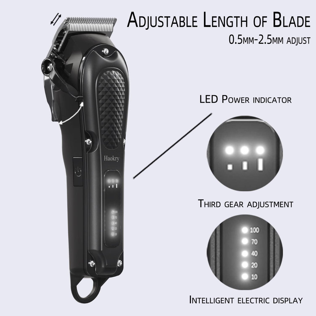 Haokry Hair Clippers for Men Barber Clippers for Hair Cutting&Grooming