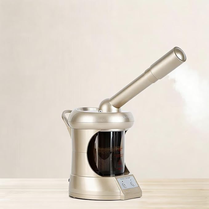 Chetunju Professional Facial Steamer,Portable Type, high Water Mist Density, Face Steamer for Facial Deep Cleaning, Steamer for Facial for Personal Care or Spa, Moisturizing and Hydrating.
