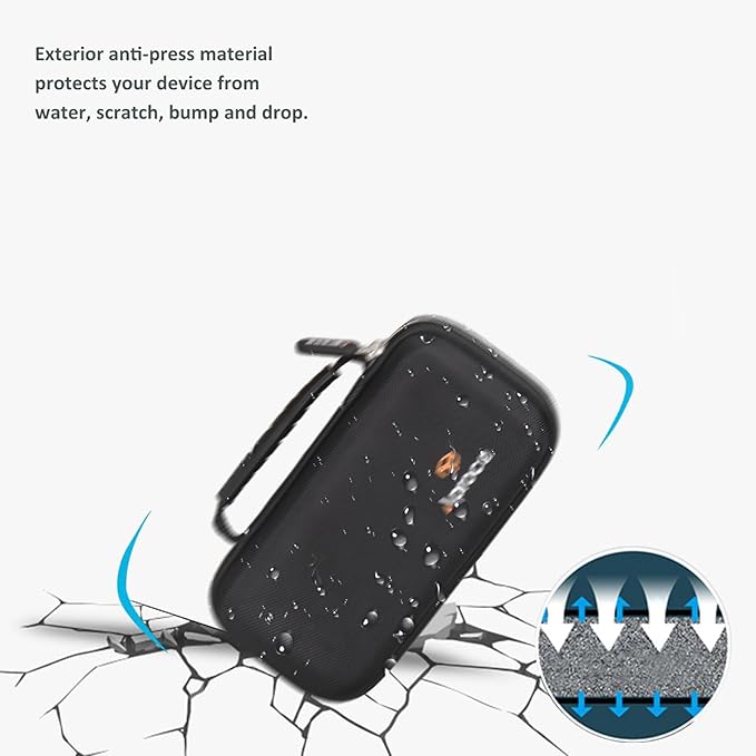 Aproca Hard Case Compatible with WAHL Groomsman Corded Cordless Beard Trimmer Grooming Kit, Storage Portable Bag (Case Only)