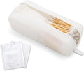 Cotton Pad Swab Travel Case, 2-in-1 Waterproof Organizer, VISFRESH (Clear)