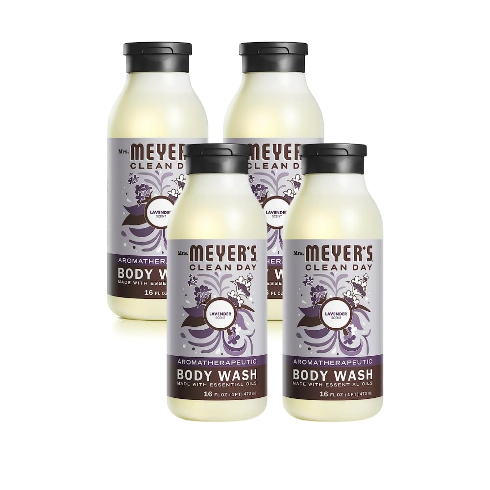 MRS. MEYER'S CLEAN DAY Moisturizing Body Wash, Lavender, 16 fl oz
