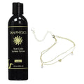 Tan Physics Sunless Tanner 8oz with Anklet – Self Tanning Lotion – Instant Tanning Lotion for Face & Body – Natural Self Tanner for a Streak-Free, Long-Lasting Glow