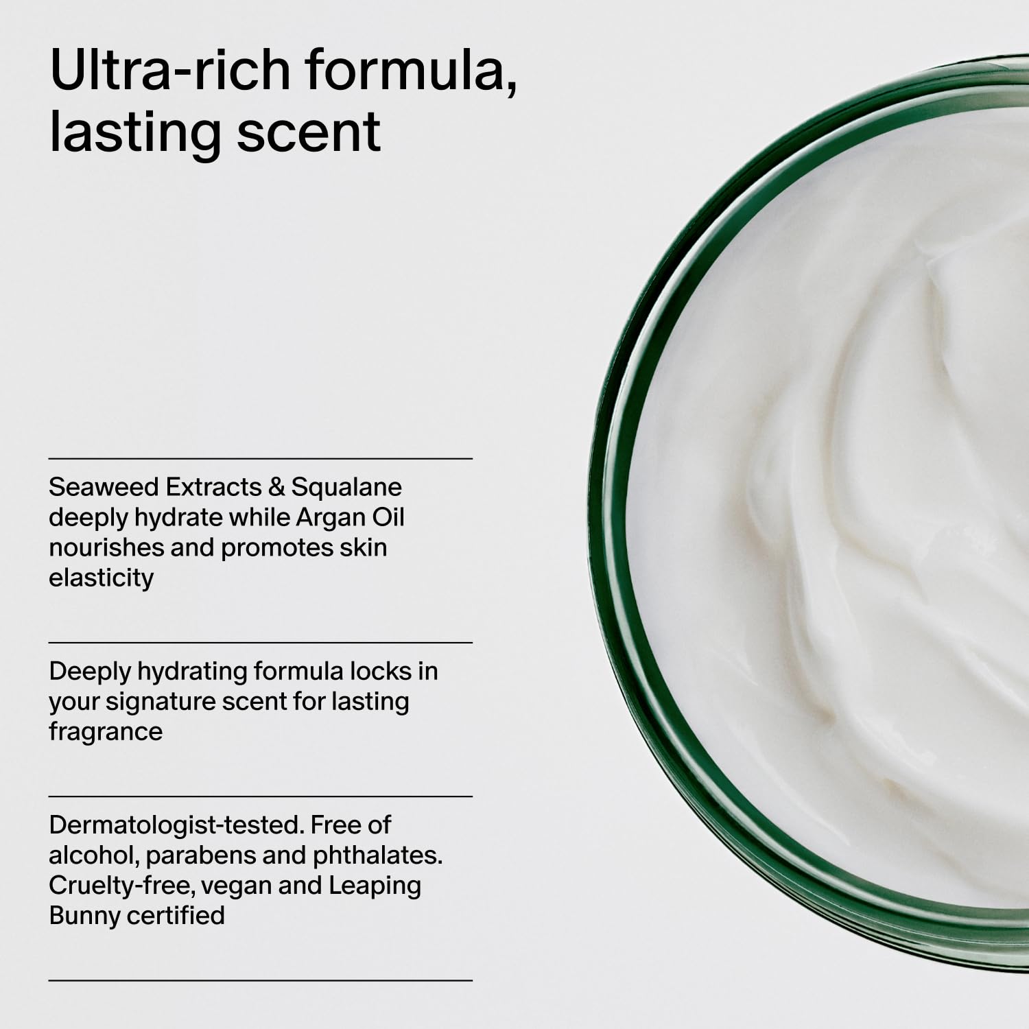 Salt & Stone Body Cream for Women & Men Bergamot & Hinoki 6.7 fl oz