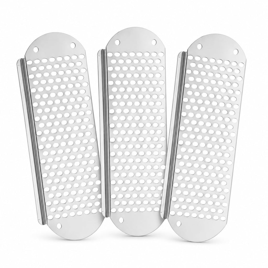 3pcs Foot File Replacement Blades, Stainless Steel File Callus Tool Corn Remover Skin Remover Foot File Tool Feet Shaver Dead Skin Convenient Foot Scraper (Silver)