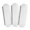 3pcs Foot File Replacement Blades, Stainless Steel File Callus Tool Corn Remover Skin Remover Foot File Tool Feet Shaver Dead Skin Convenient Foot Scraper (Silver)