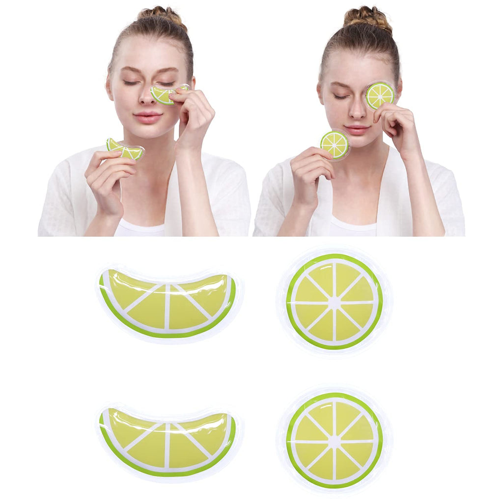 ZNÖCUETÖD Gel Ice Pack Reusable Cooling Eye Pads and Under Eye Patches